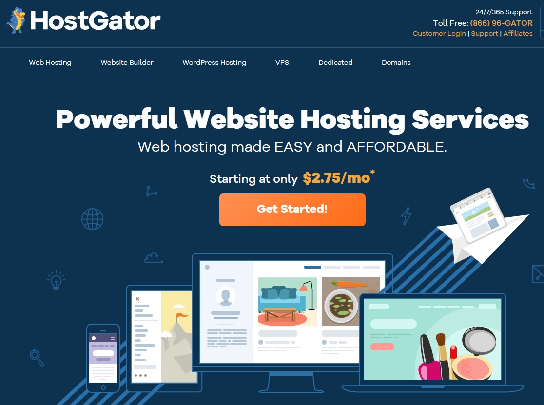 hostgator melhor alojamento wordpress