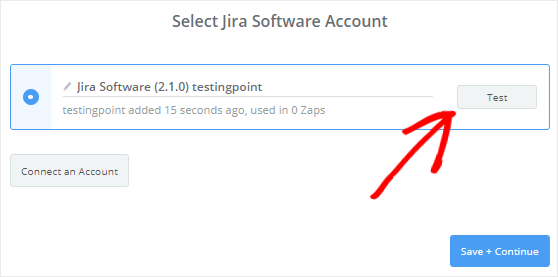 測試 Jira Software 帳戶