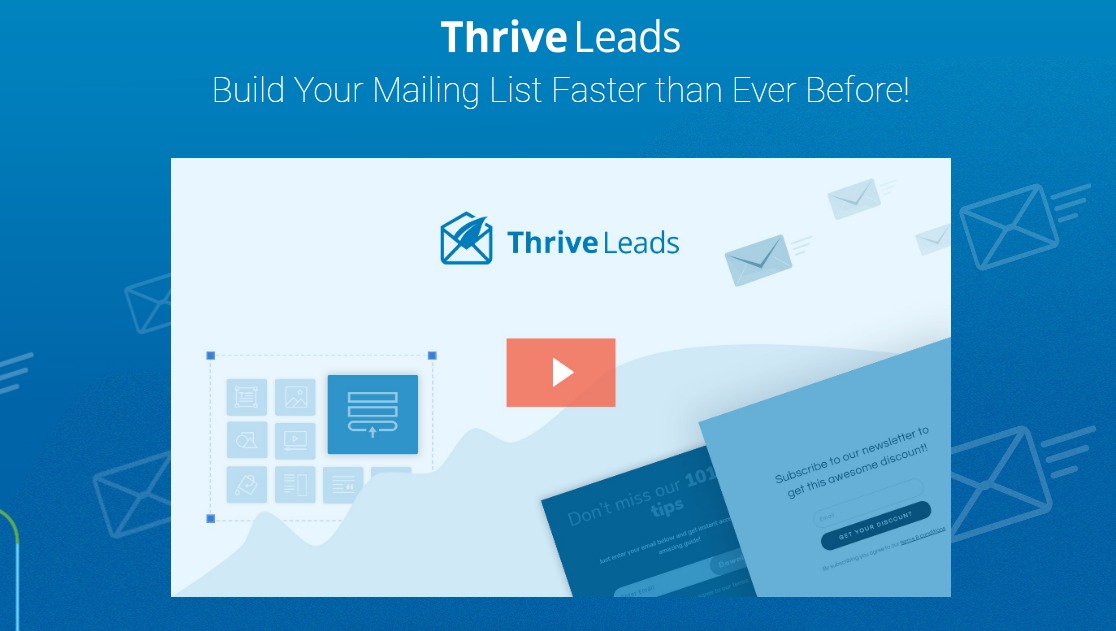 thrive lead email opt popup form I migliori plugin popup per WordPress