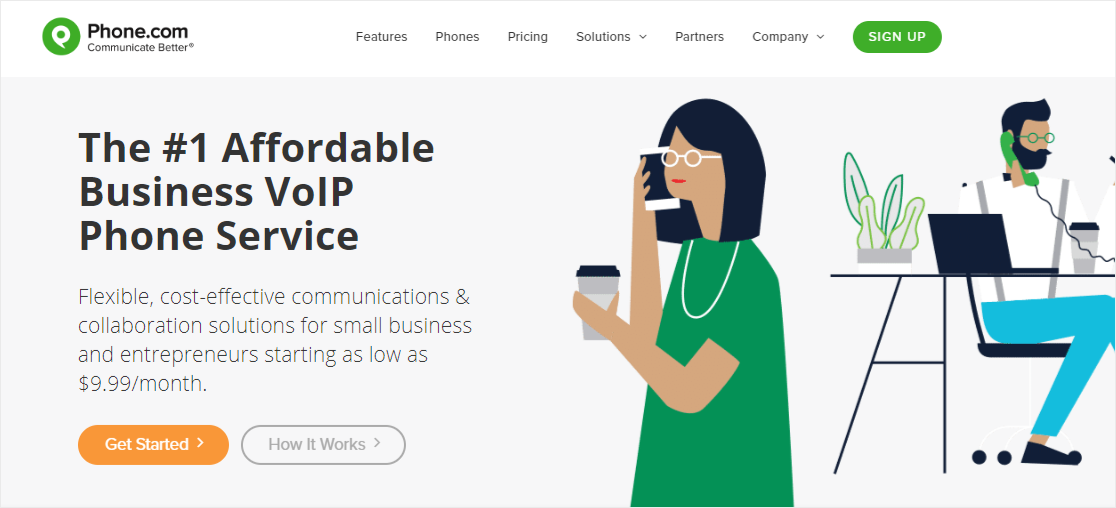 Phone.com บริการ VoIP