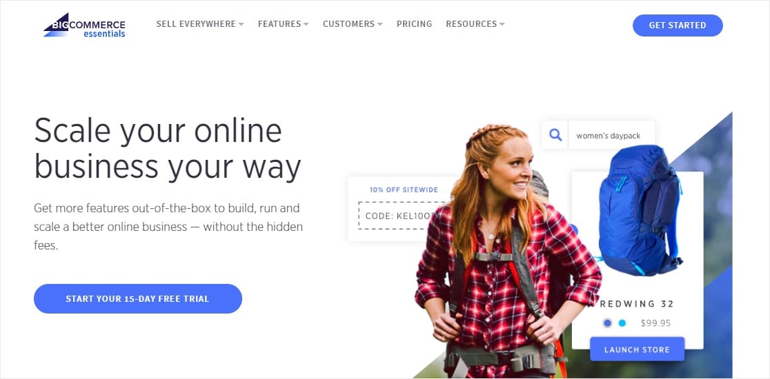 باني موقع bigcommerce لأصحاب الأعمال الصغيرة