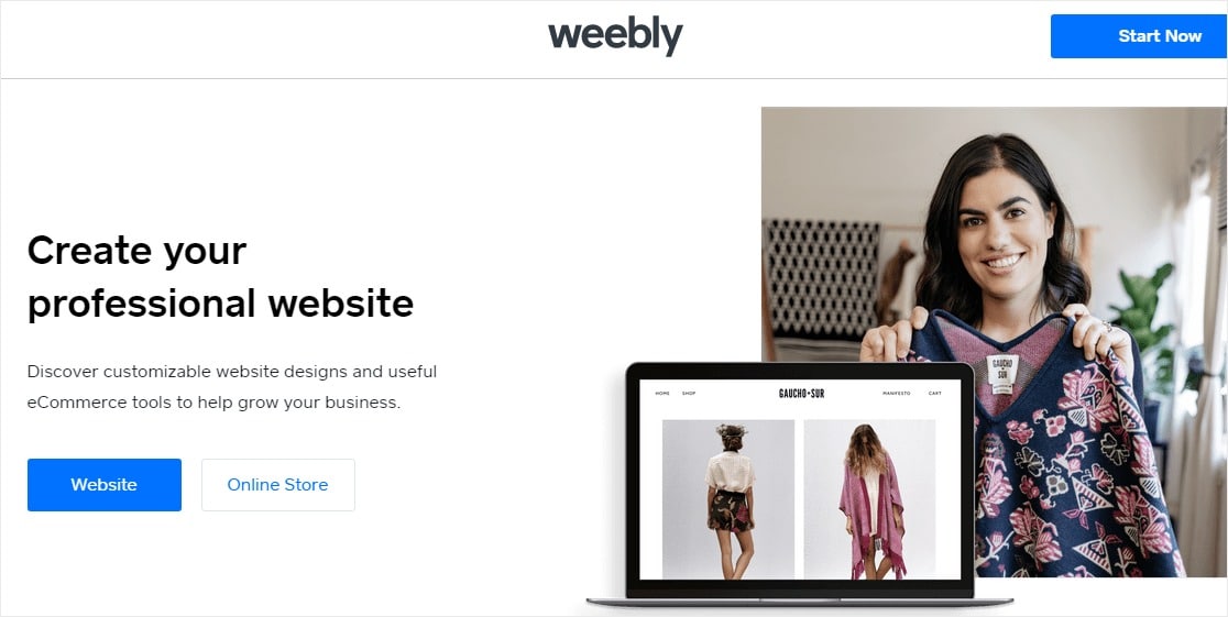 weebly 드래그 앤 드롭 빌더