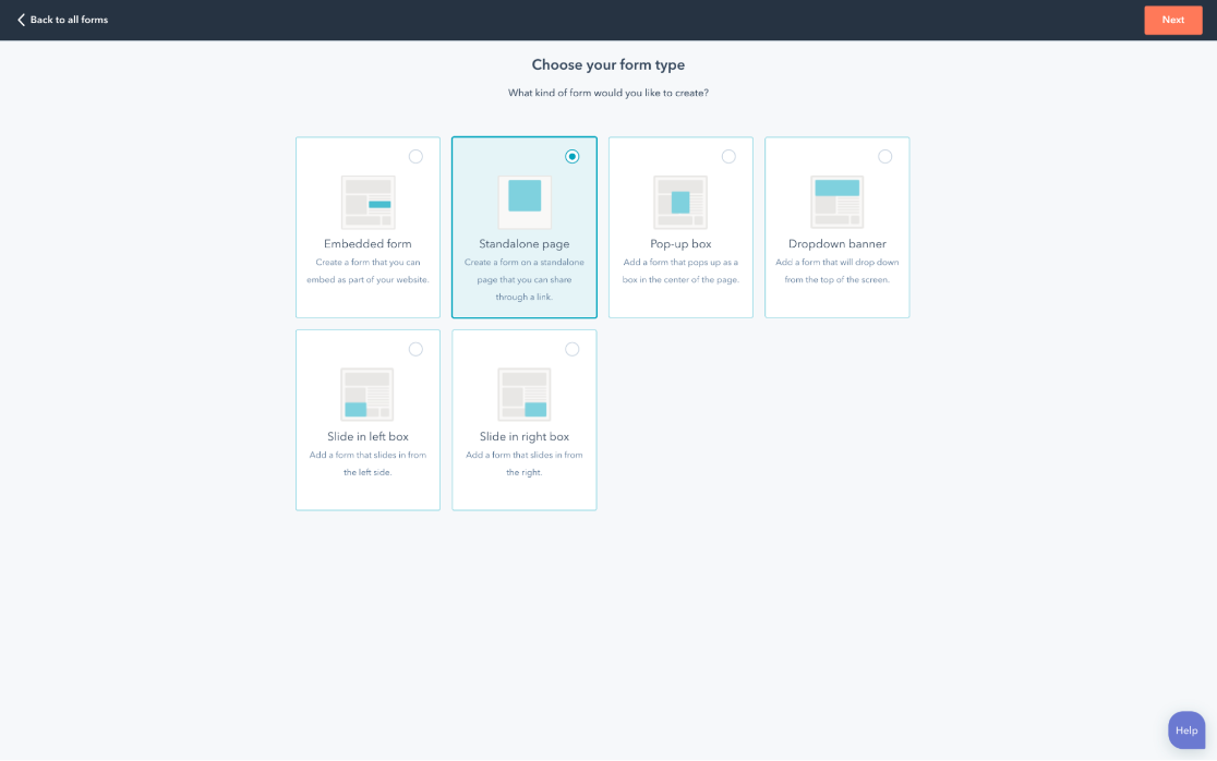 formulários do plugin hubspot