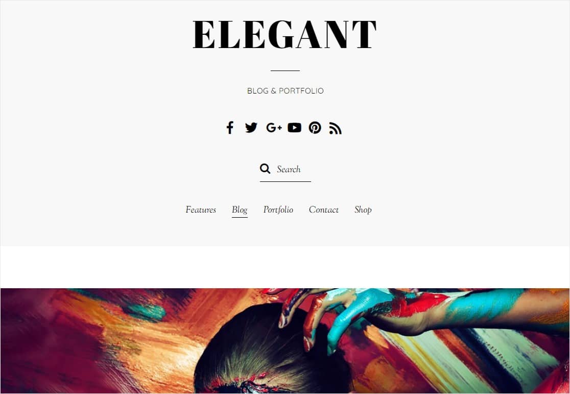 thème wordpress minimal élégant