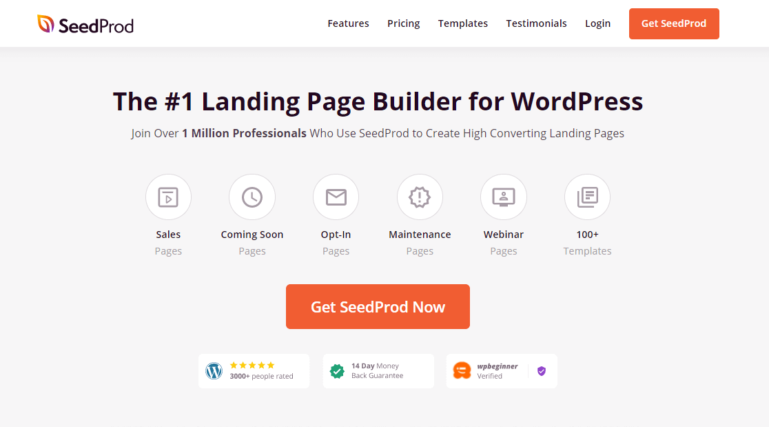 seedprod 是最好的登陸頁面構建器 wordpress