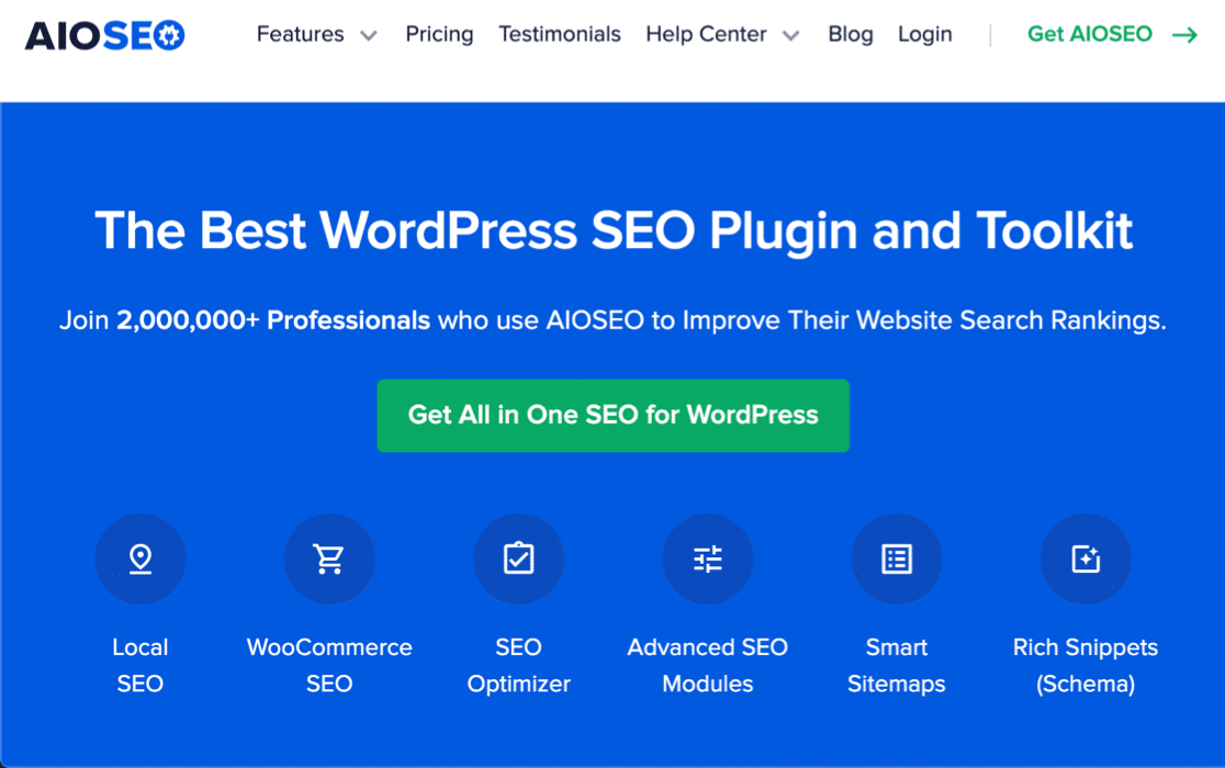 Home page SEO All in One