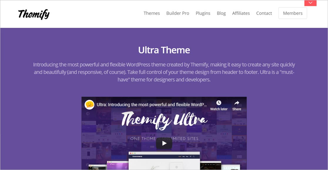 Ultra Theme 最佳響應式 wordpress 主題