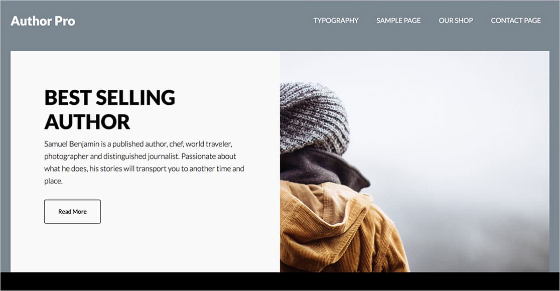 beste WordPress-Themes für Autoren Author Pro