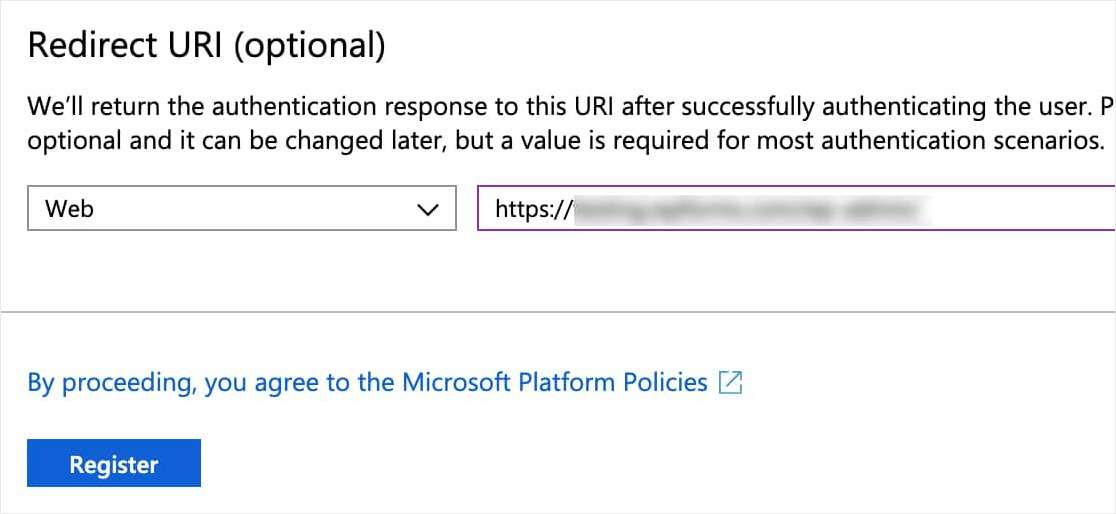 Outlook smtp 完成应用注册