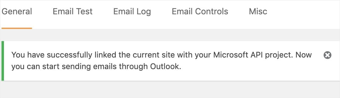 microsoft api verification outlook smtp