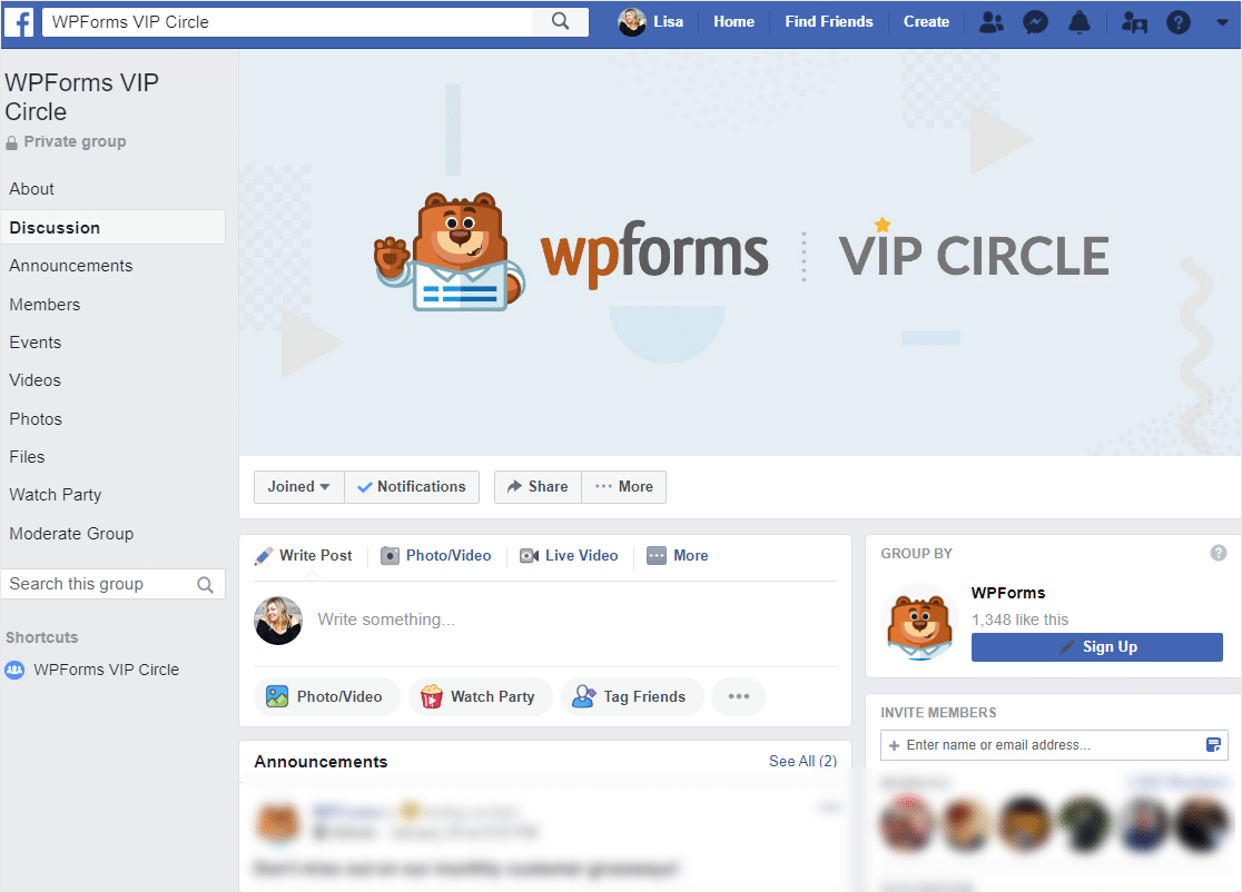 rejoindre un groupe facebook privé