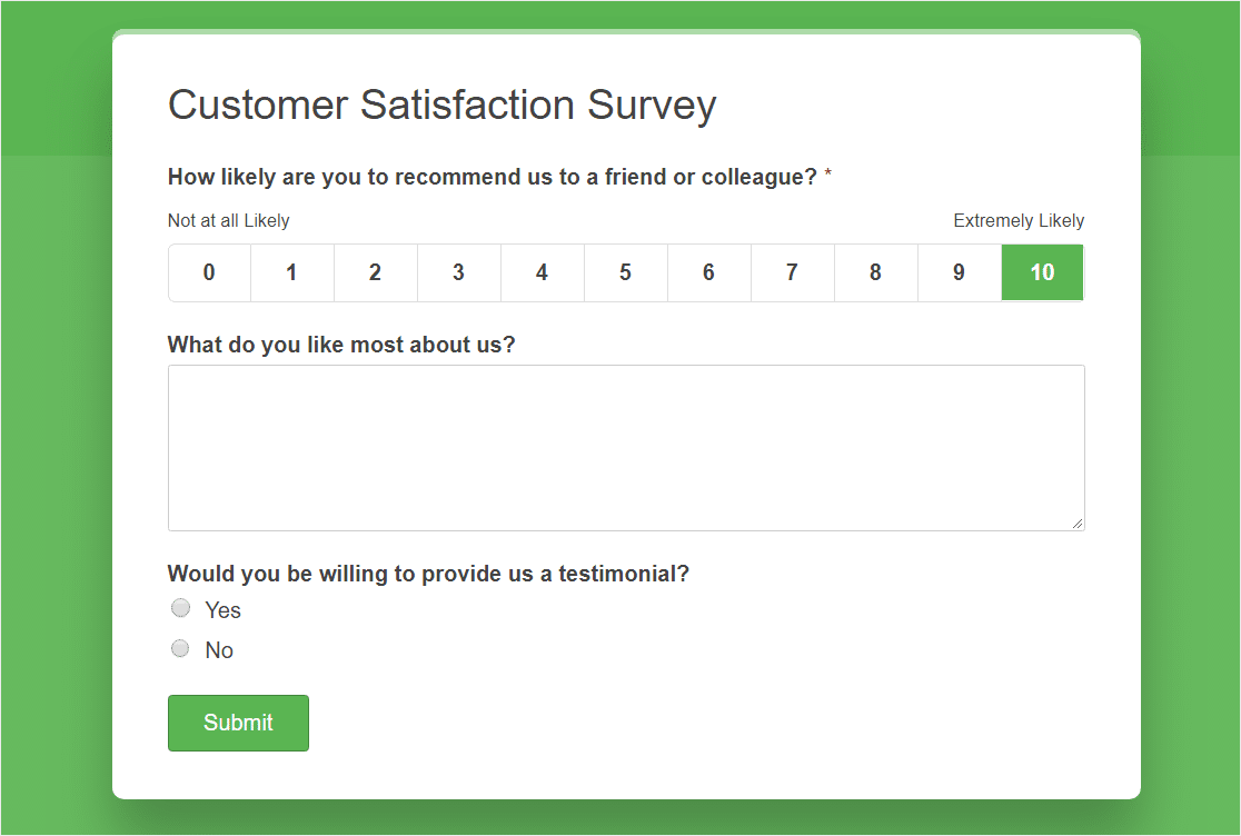 enquête de satisfaction client idée de marketing pour les petites entreprises