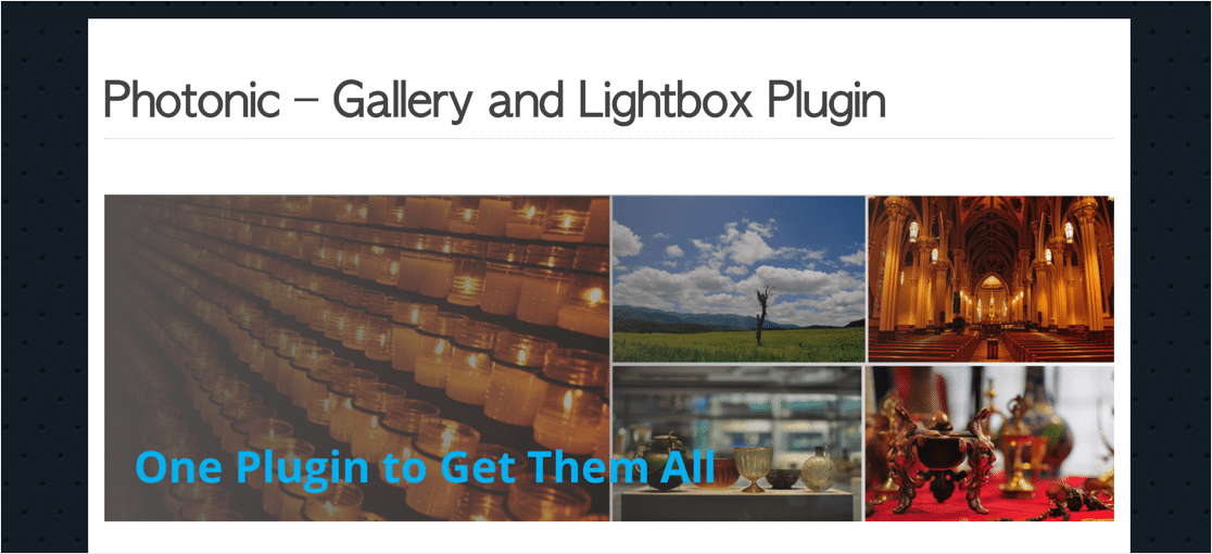 Plugin Lightbox Photonix