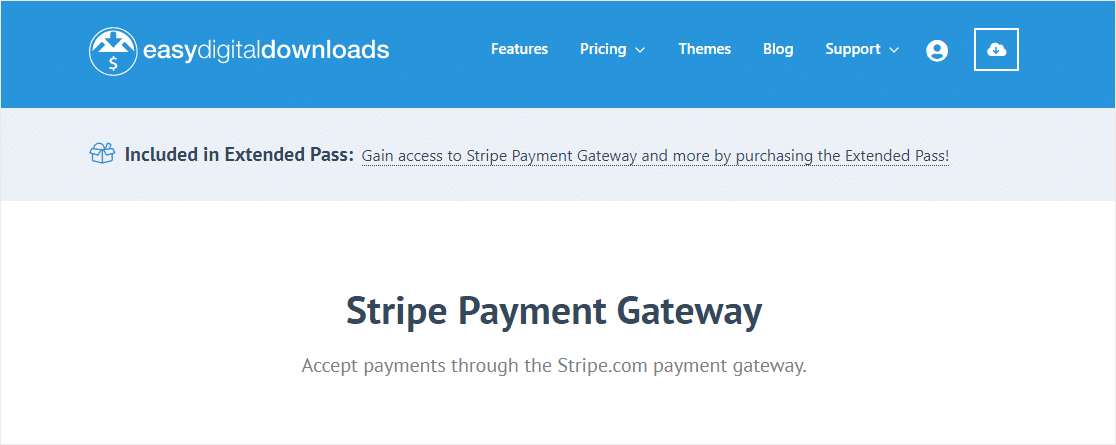 Stripe Payment Gateway einfache digitale Downloads