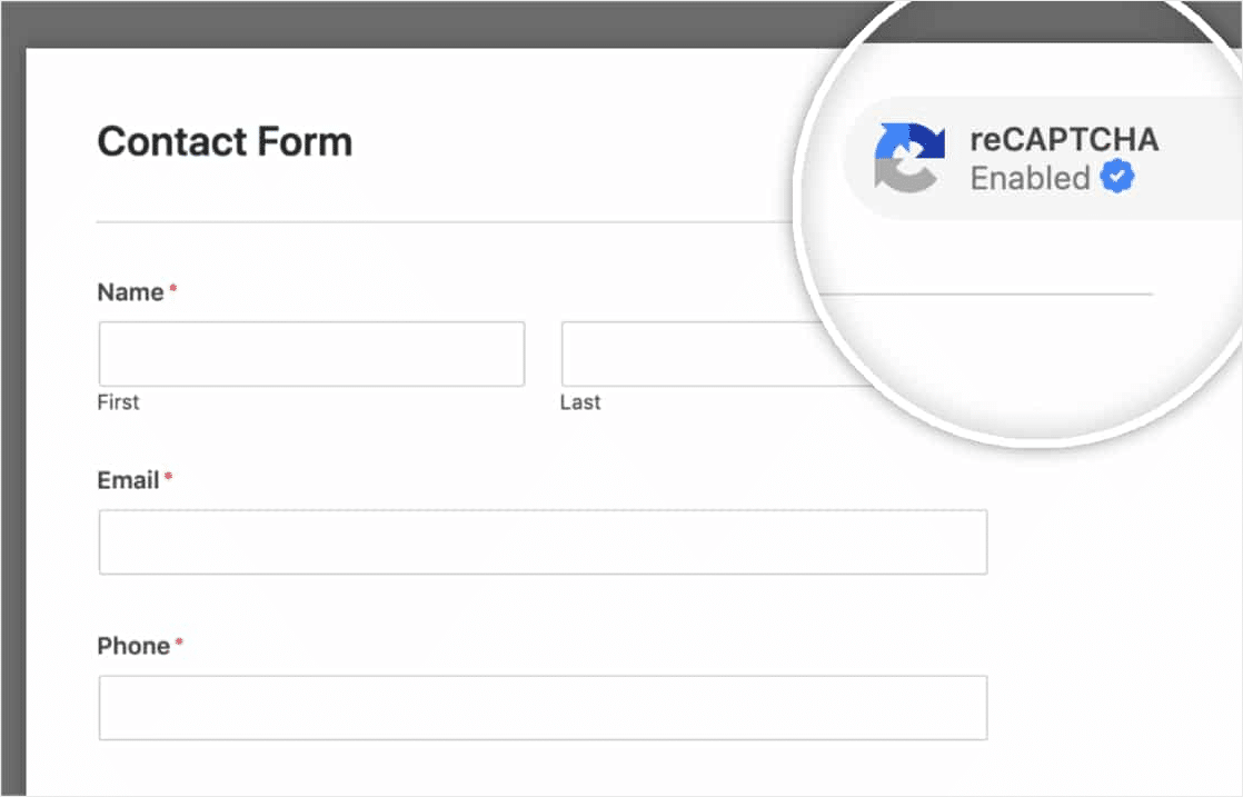 เคล็ดลับความปลอดภัยของ wordpress เพื่อเปิดใช้งาน recaptcha บนแบบฟอร์ม