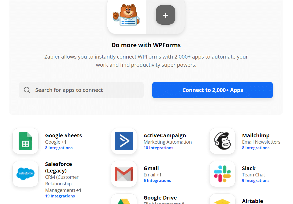 integración de zapier con wpforms para reducir las facturas de saas