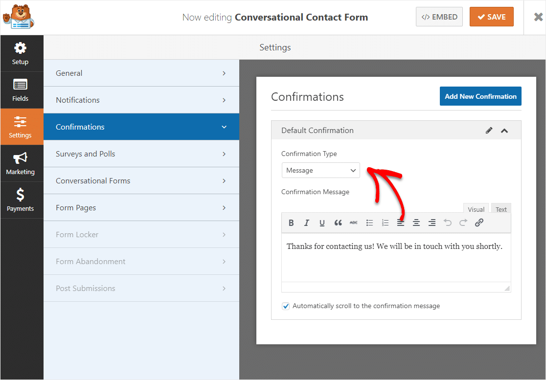 konfirmasi formulir