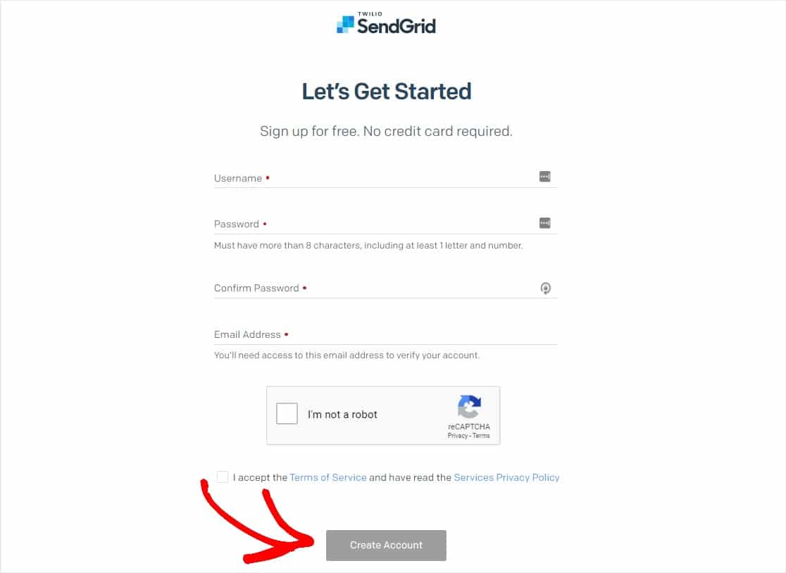 sendgrid inscrição wpmail smtp