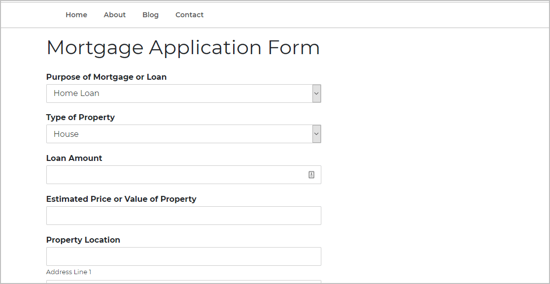 Publikasikan Formulir Hipotek