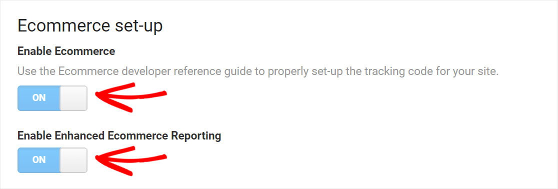включить отслеживание электронной торговли, чтобы настроить Google Analytics в woocommerce