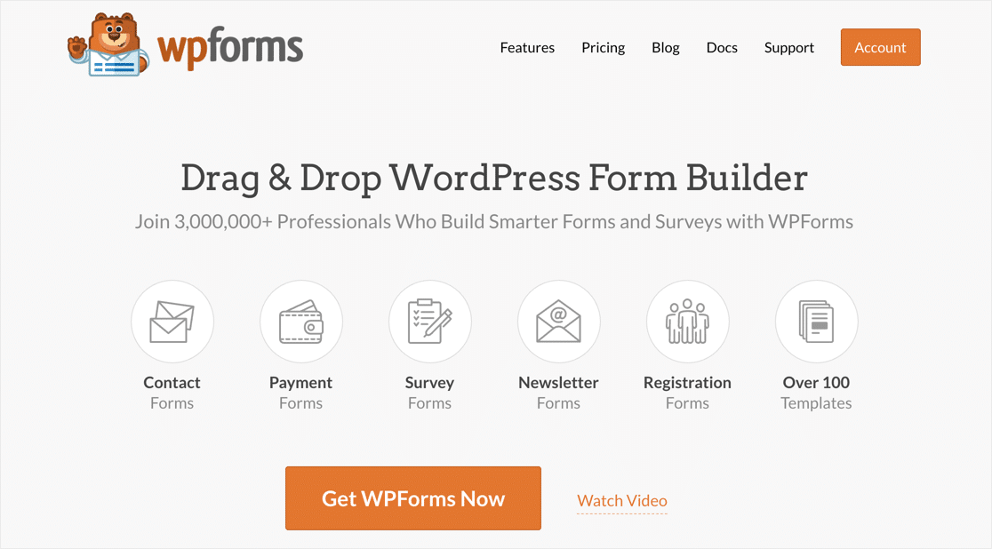 ตัวสร้างแบบฟอร์ม WPForms