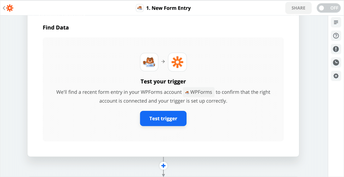 WPForms 测试触发器