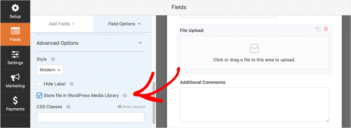 WordPress 미디어 라이브러리에 CSV 파일 저장