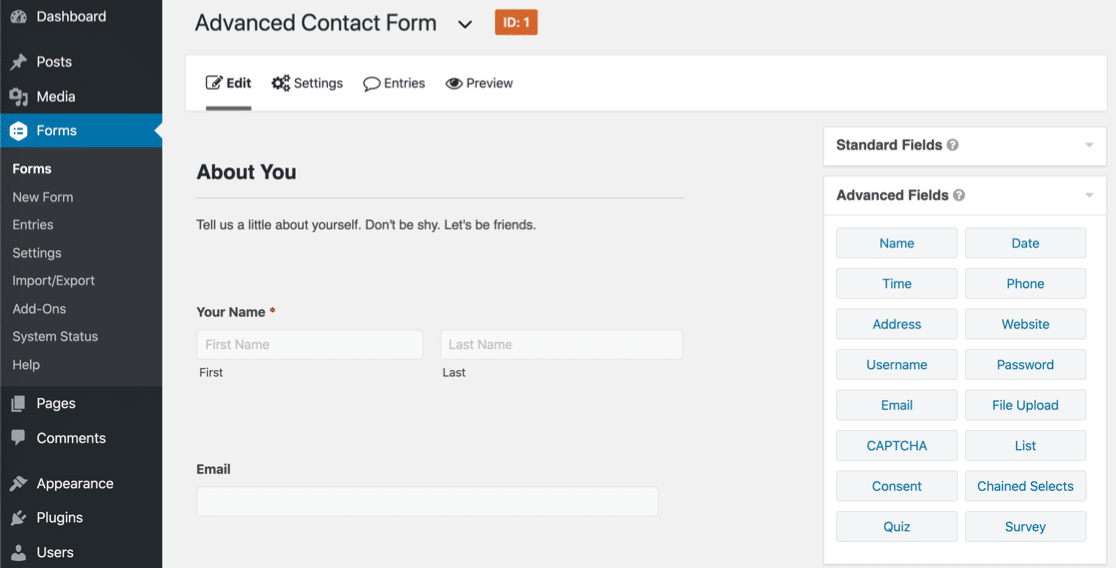 Gravity Forms vs Ninja Forms: constructor de formulare