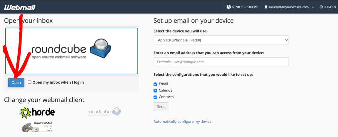 Bluehost'ta ücretsiz iş e-posta hesabınızı açın