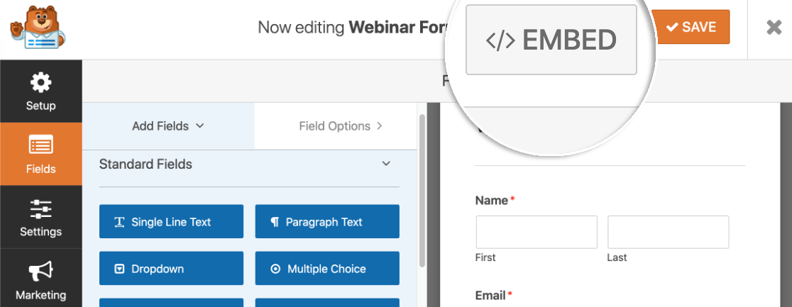 Incorporar formulário de inscrição GoToWebinar personalizado