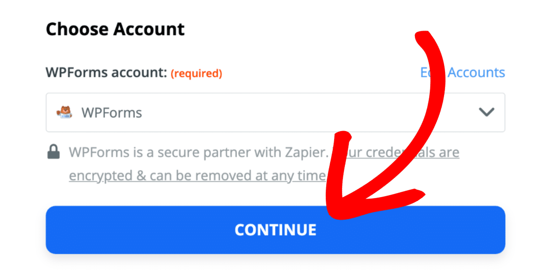 WPForms in Zapier hinzugefügt