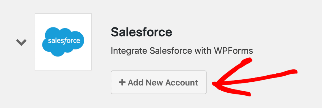 添加新的 Salesforce 帳戶