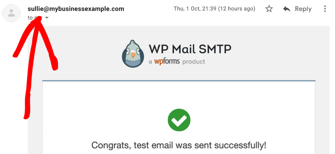 Zoho Mail Email di prova SMTP