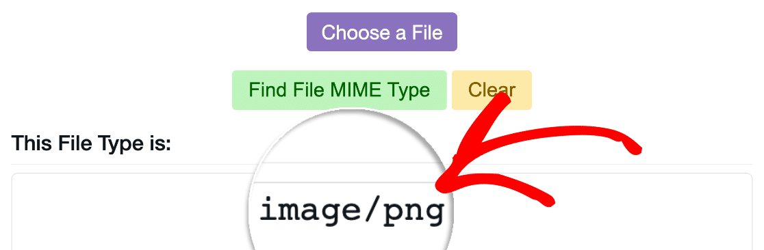 Verifique el tipo MIME para el error de archivo no permitido