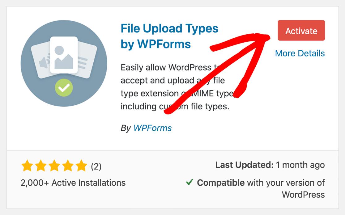 Aktywuj wtyczkę File Upload Types, aby naprawić błąd „Niedozwolony typ pliku”