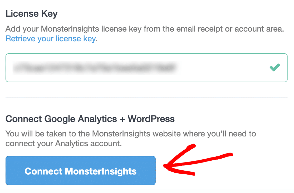 Conecte MonsterInsights para rastrear cliques de botão no WordPress