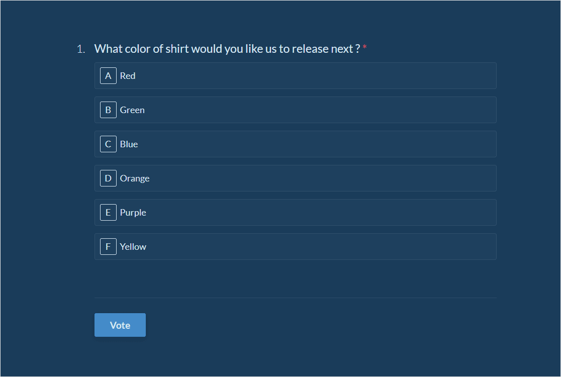 formulaire de sondage conversationnel types de sondages