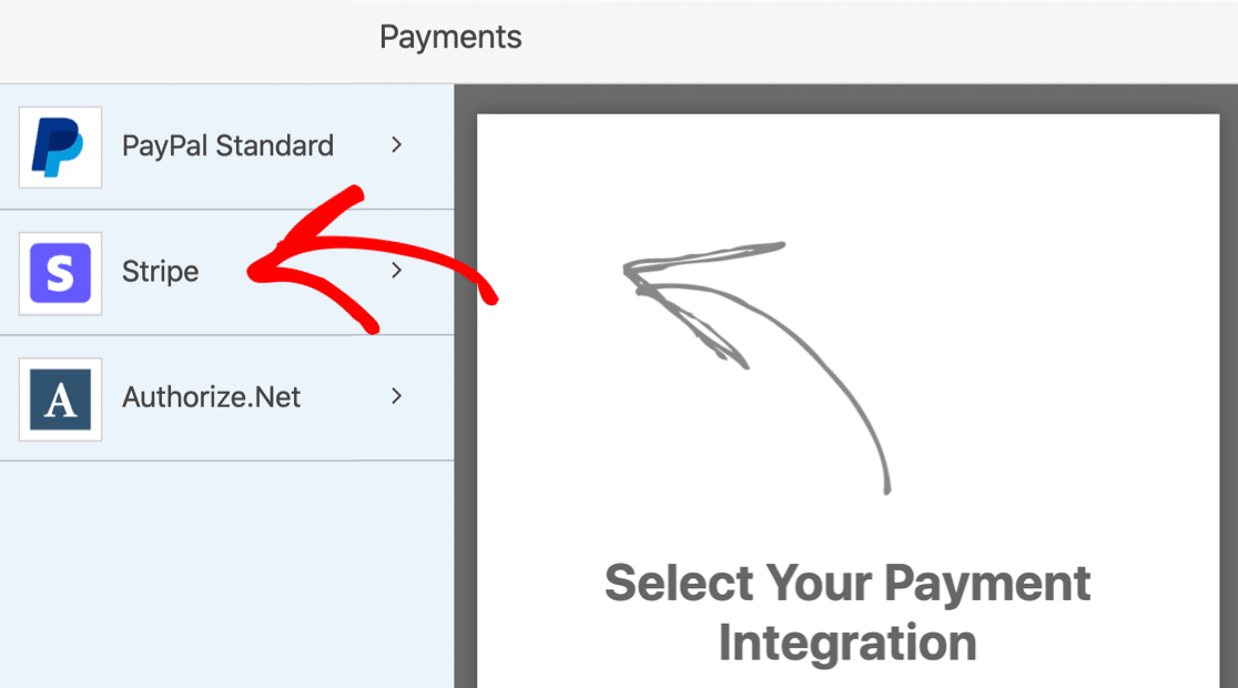 Impostazioni Stripe sul modulo di download di WordPress