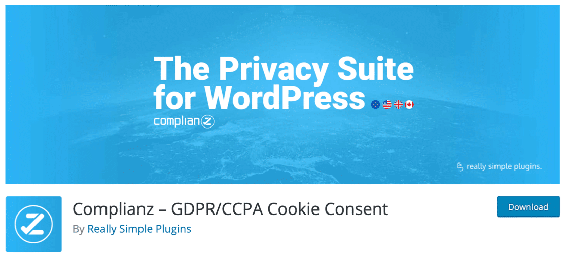 Plug-in Complianz GDPR WordPress