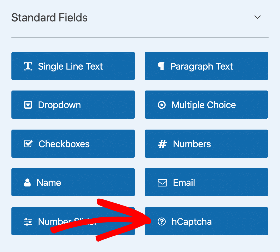 hCaptchaボタンをクリックして、連絡フォームのスパムを停止します