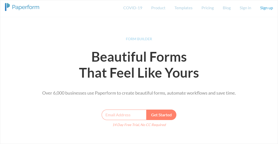 paperform typeform alternativo