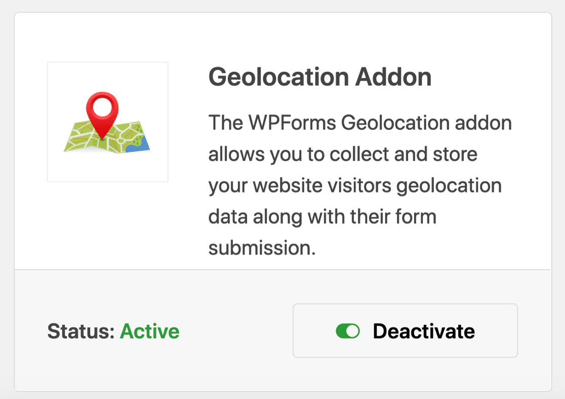 Addon geolokasi WPForms