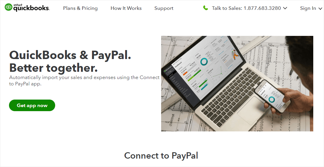 quickbooks integracje paypal