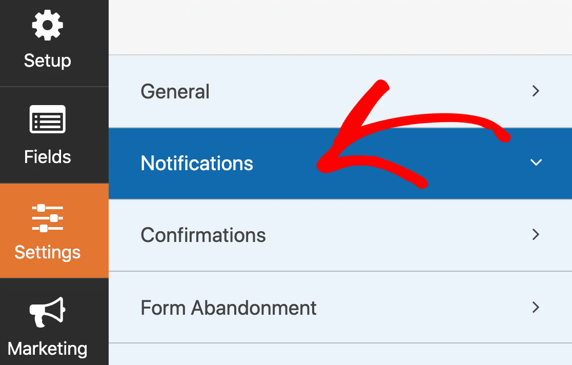 SendFox WordPress form notificações