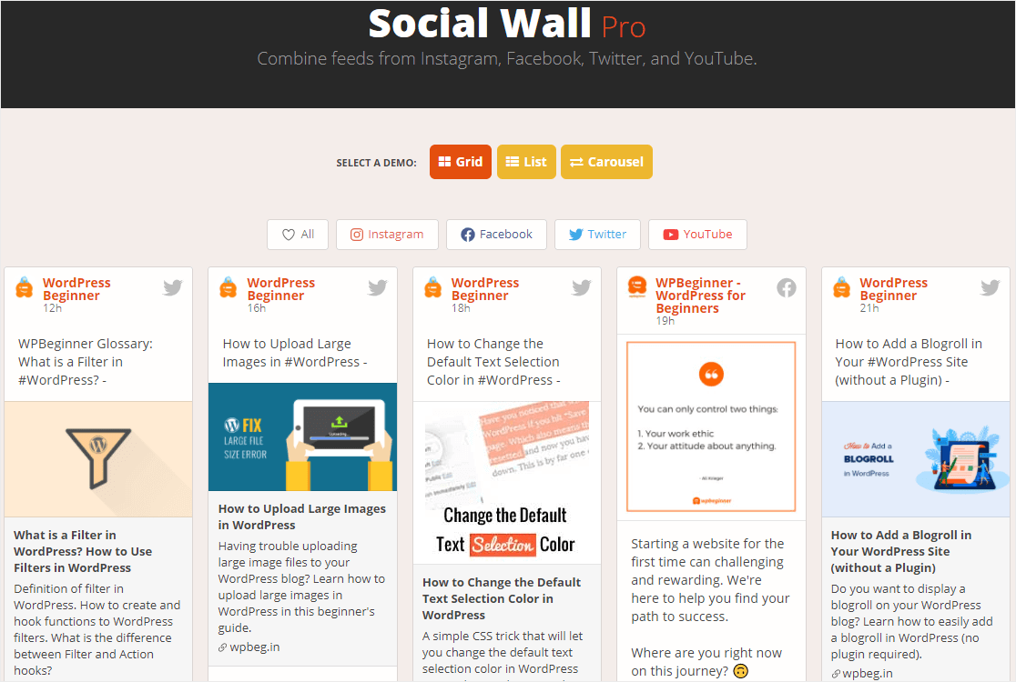 ejemplo de prueba social con muro social