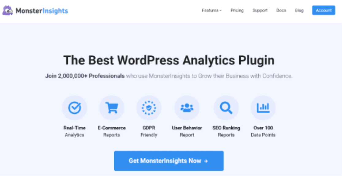 monsterinsights-meilleur-outil-stat-pour-wordpress