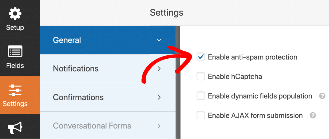 Token antyspamowy WPForms Lite