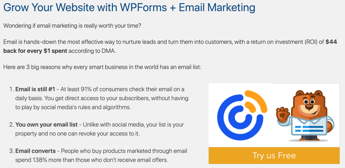 Contact constant et WPForms Lite