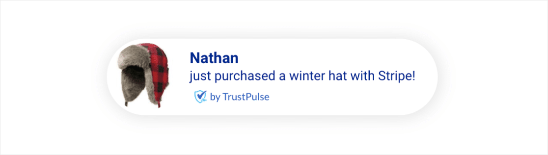 การแจ้งเตือนแถบใน TrustPulse