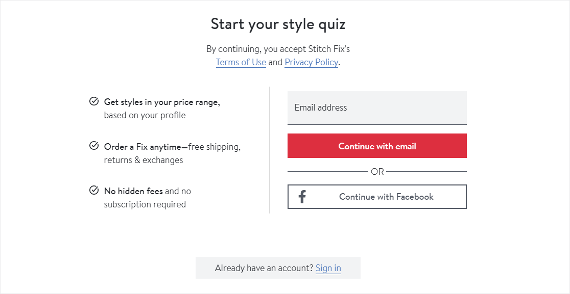 risultati del quiz contenuto recintato